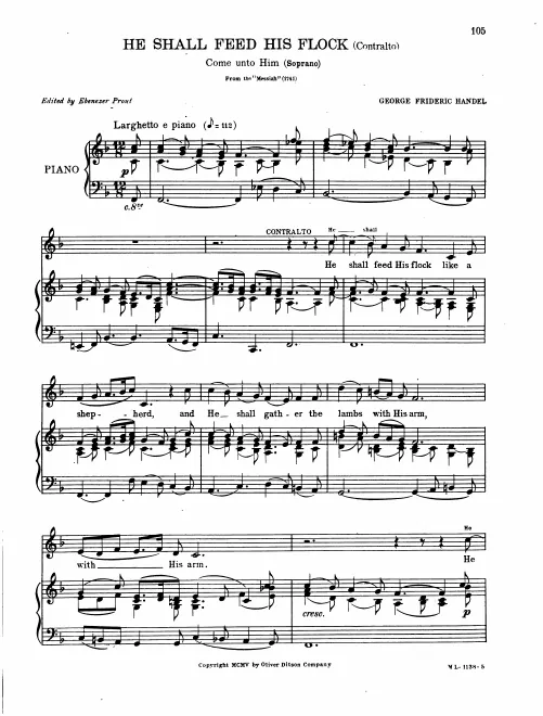 Duet: He shall feed his flock (Part I)