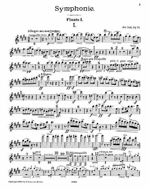 Flute 1, 2/Piccolo