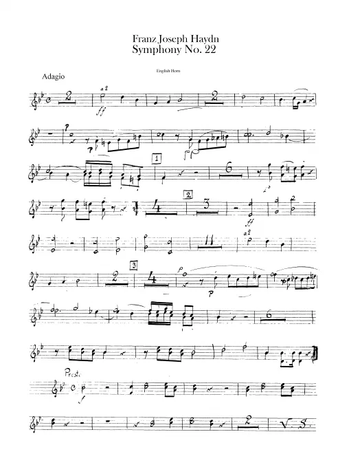 English Horn 1/2, Oboe 1/2 (alternative)