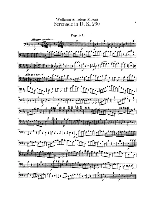 Bassoon 1, 2
