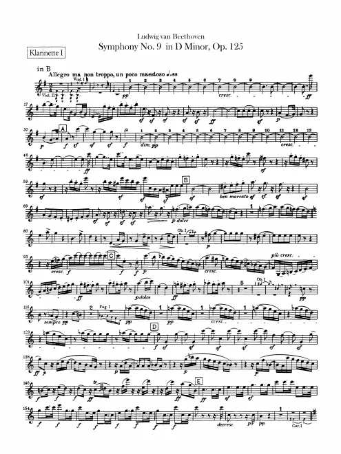 Clarinet 1 (B/C/A)
