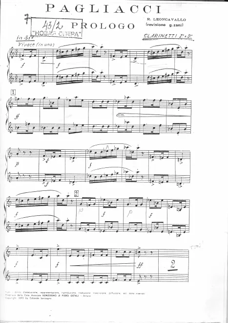 Clarinet 1/2