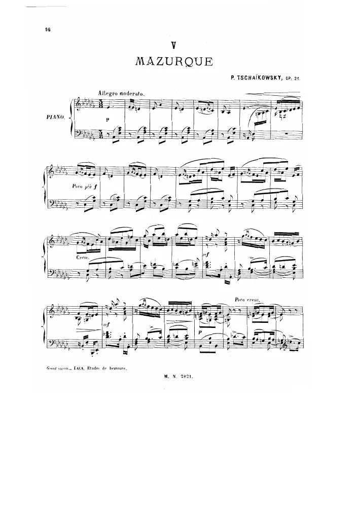 5. Mazurque (Allegro moderato)