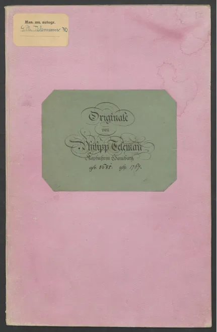 Partial Score (autograph)