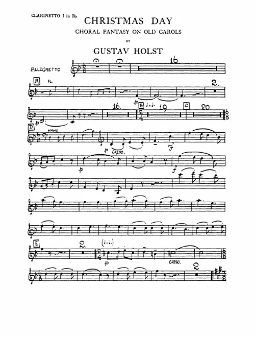 Clarinet 1, 2 (B)