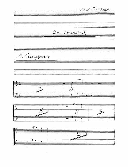 Trombone 1/2, 3/Tuba