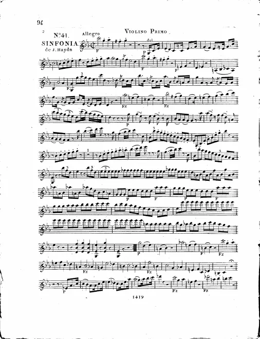 Violins I