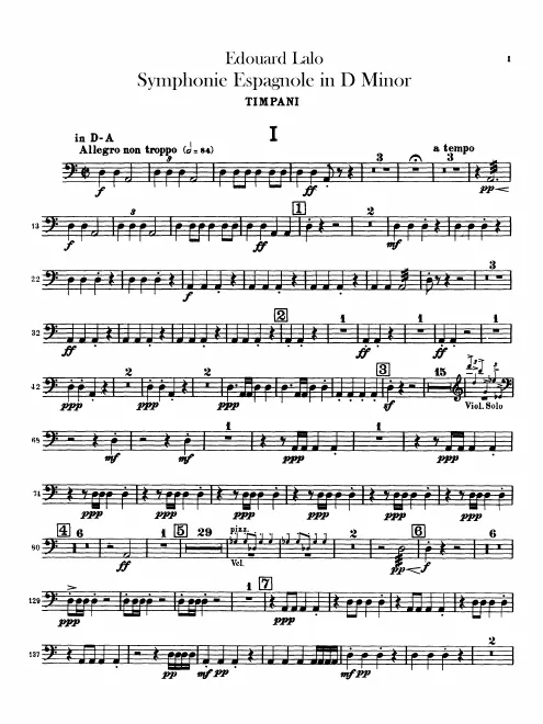 Timpani, Triangle/Snare Drum