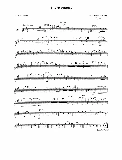 Piccolo, Flute 1/2