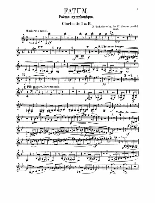Clarinet 1, 2 (B)