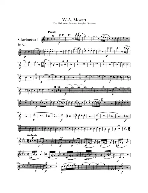 Clarinet 1, 2 (C)