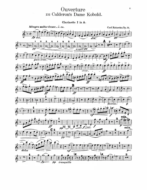 Clarinet 1, 2 (A)