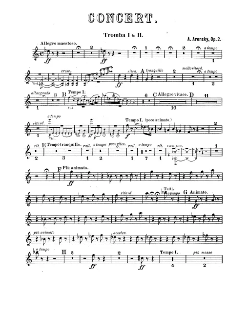 Trumpet 1, 2 (B)