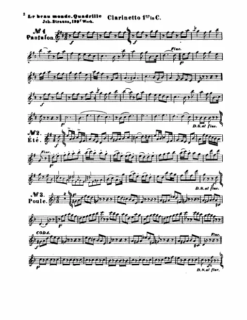 Clarinet 1, 2 (C)