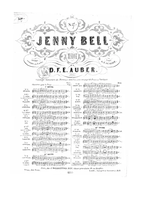 No.17, Cantabile: "Sauve, ô mon Dieu!" (Act III, No.15)