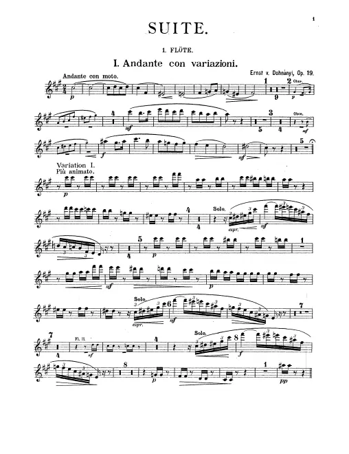 Flute 1, 2, 3/Piccolo