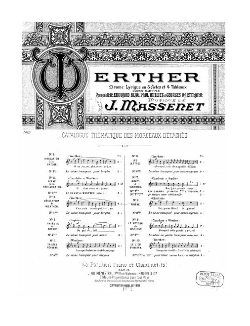 No.8, Prière, "Ah! ma courage m'abandonne" (Act III, Charlotte)