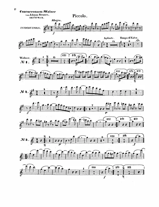 Piccolo, Flute