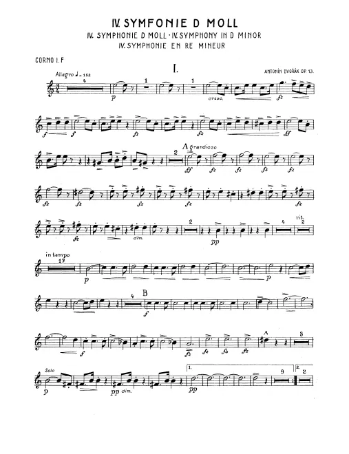 Horn 1, 2, 3, 4 (F)