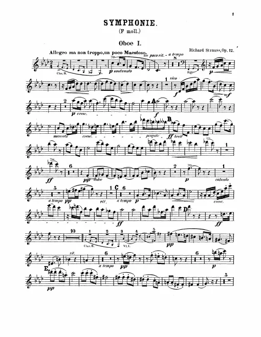Oboe 1, 2