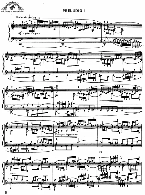 Præludium and Fuga Nos.1–12, BWV 870–881