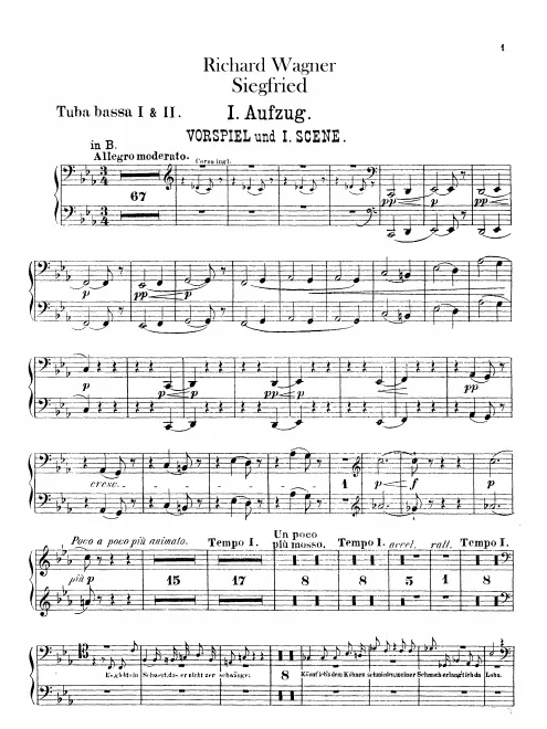 Wagner Tuba 3/4 (B/C)