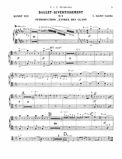 Trombone 1/2, 3, Tuba