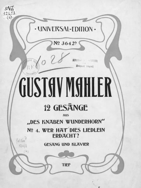 4. Wer hat dies Liedlein erdacht?