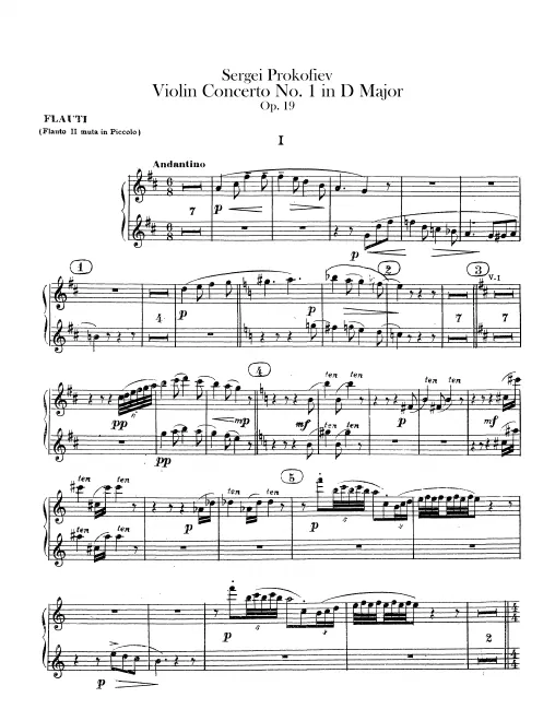 Flute 1/2 (2nd also Piccolo)