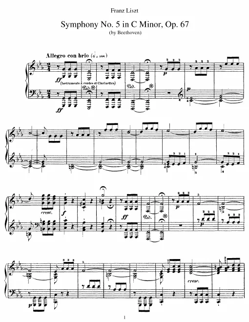 Complete Score (S.464/5)