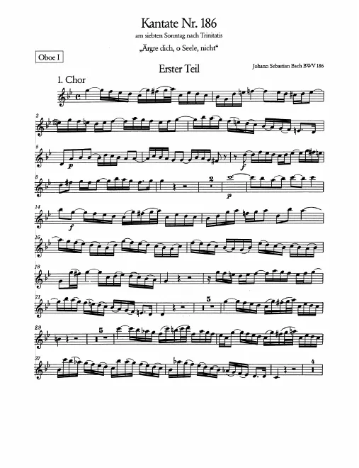 Oboe 1, 2, Taille (English Horn)