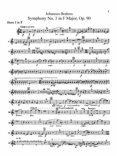 Horn 1, 2 (F - transposed)