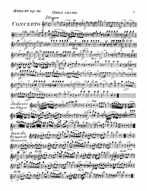 Oboe 1, 2