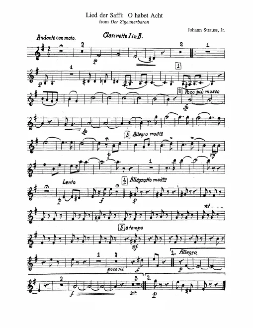 Clarinet 1, 2 (B)