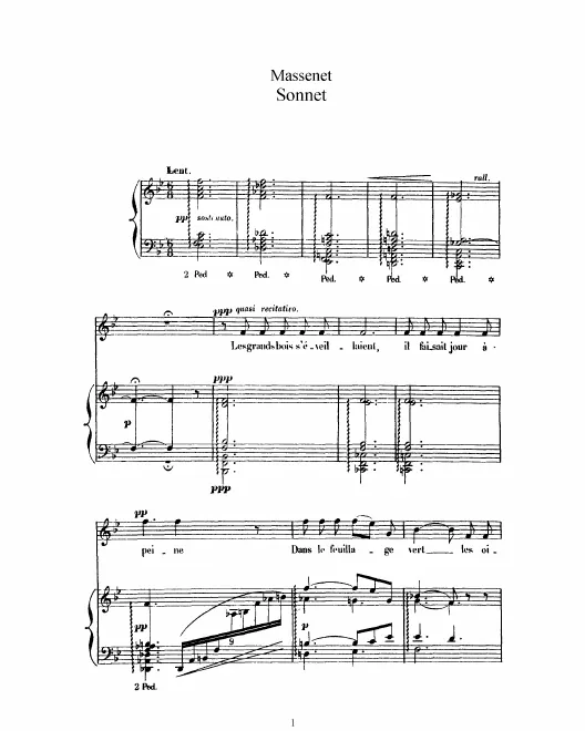 Complete score (B♭ major)
