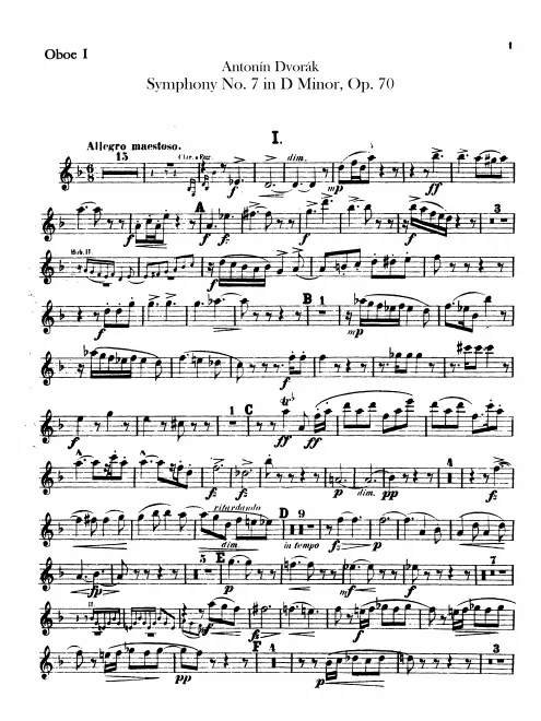 Oboe 1, 2