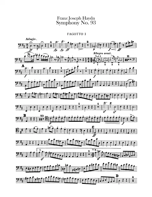 Bassoon 1, 2