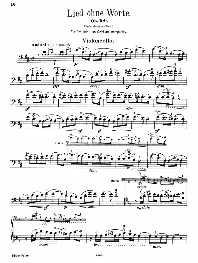 Cello Part