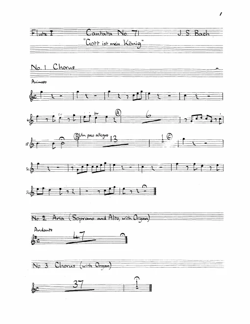 Flute 1, 2
