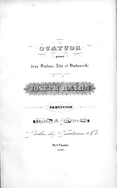 3. Quartet in , Hob.III:21