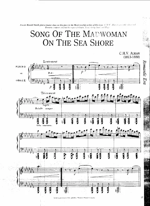 8. La chanson de la folle au bord de la mer