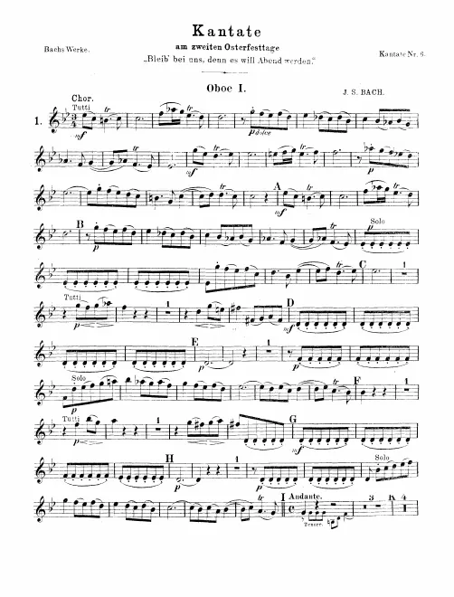 Oboe 1, 2, Oboe da caccia