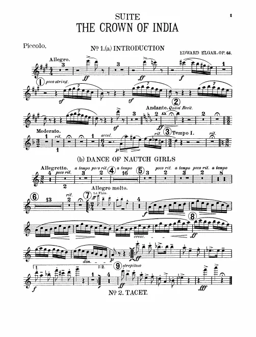 Piccolo, Flute 1/2