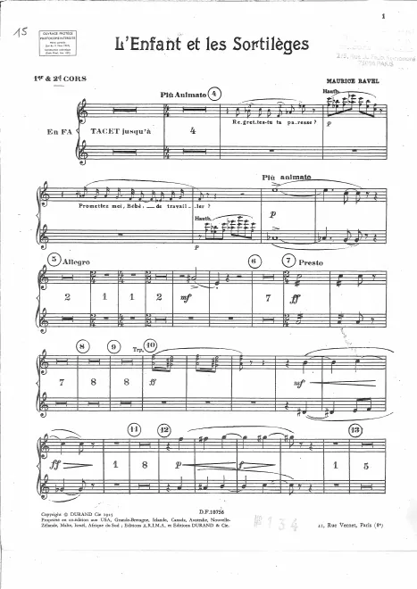 Horn 1/2 (F)