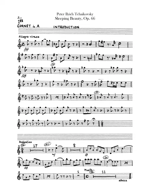 Cornet 1, 2 (A, B)
