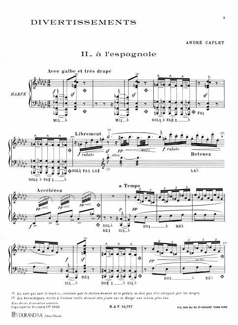 2. Divertissement à l'espagnole
