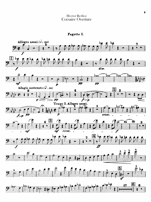 Bassoon 1, 2