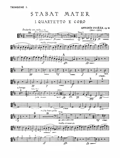 Trombone 1, 2, 3, Tuba