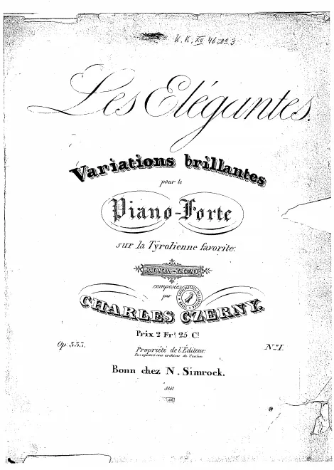 1. Variations Brillantes sur la Tyrolienne Favorite