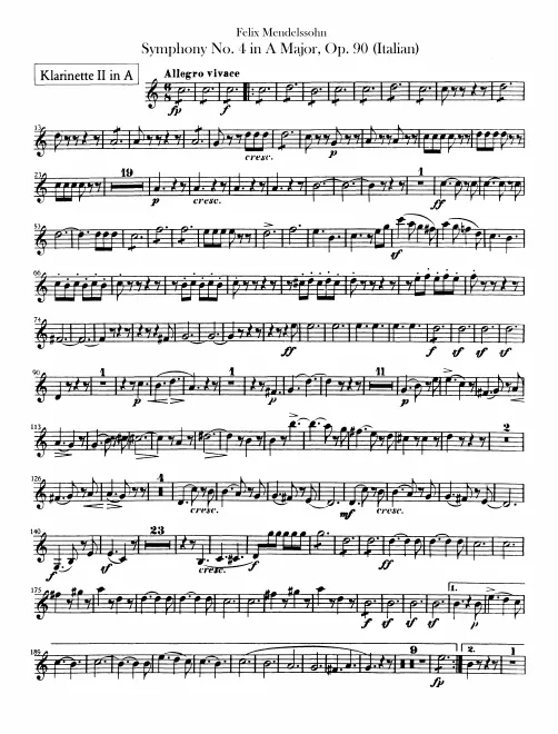 Clarinet 2 (A)